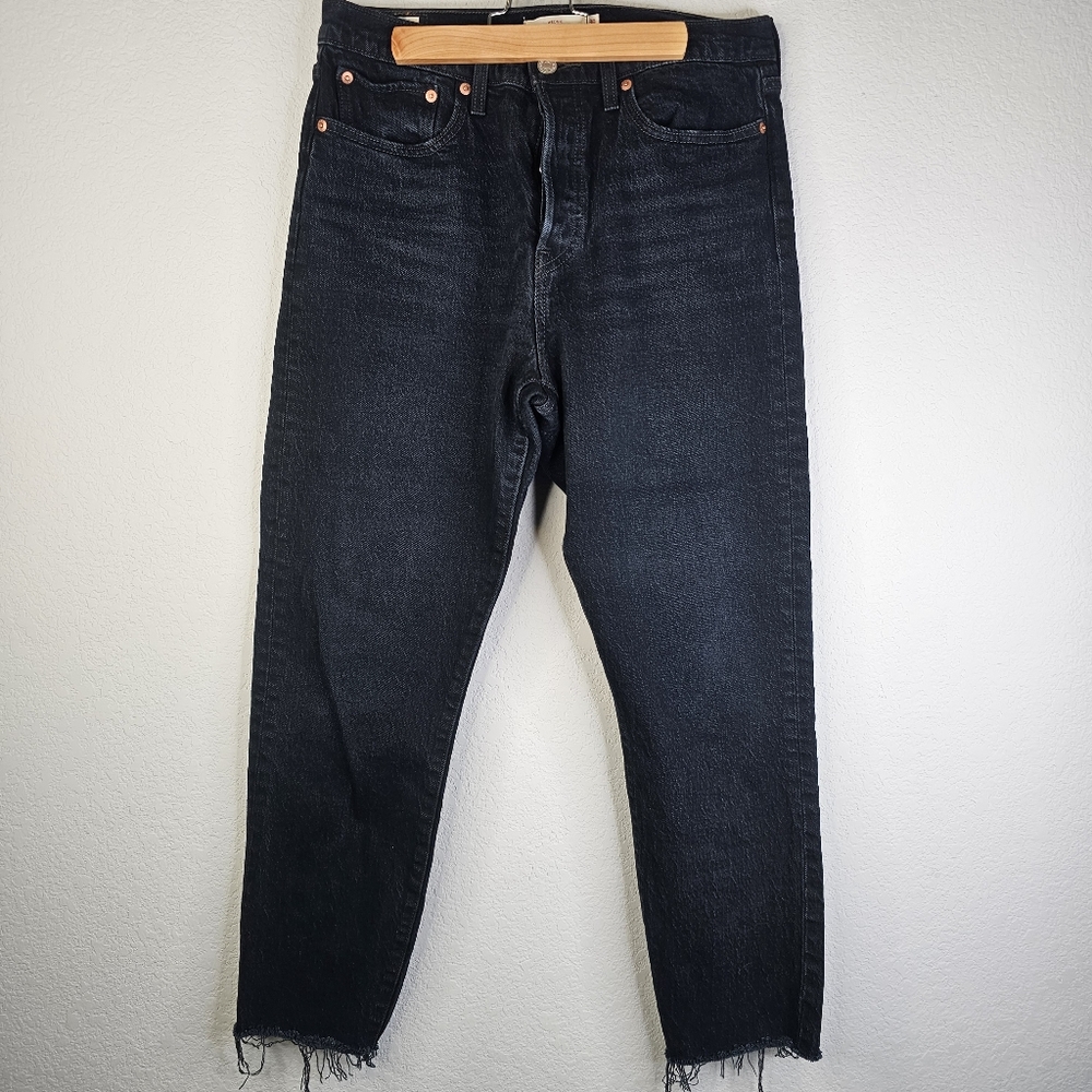 Levi's Blue Ankle Cropped Jeans Classic Style